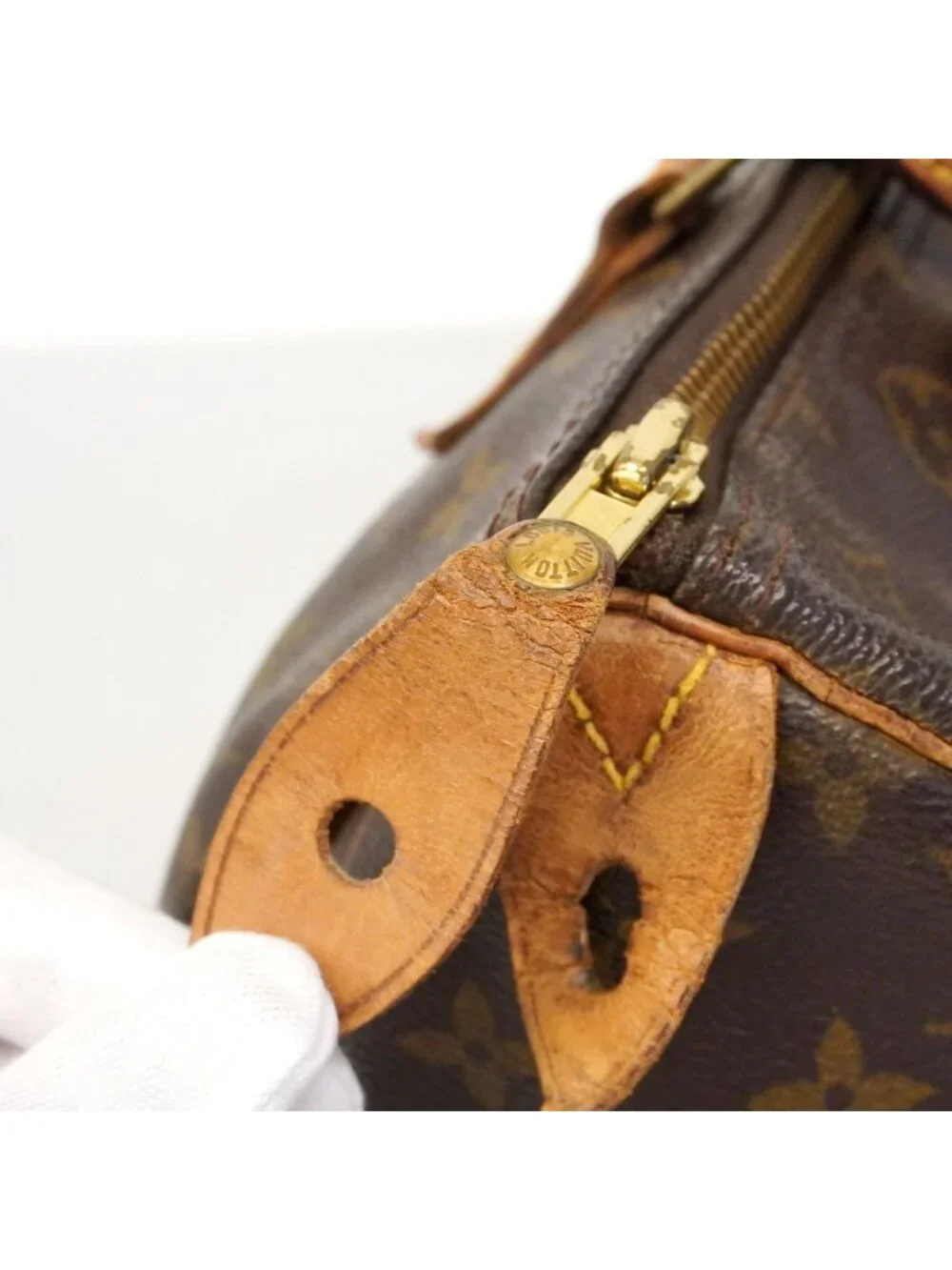 Louis Vuitton Handbag Monogram Speedy 30 Brown